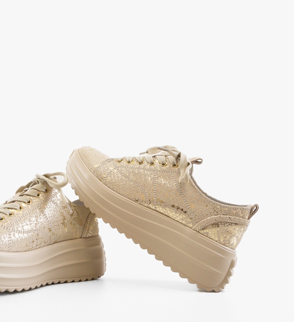 Myhos Pantofi Casual Bej | Confort Zilnic - imagine 2