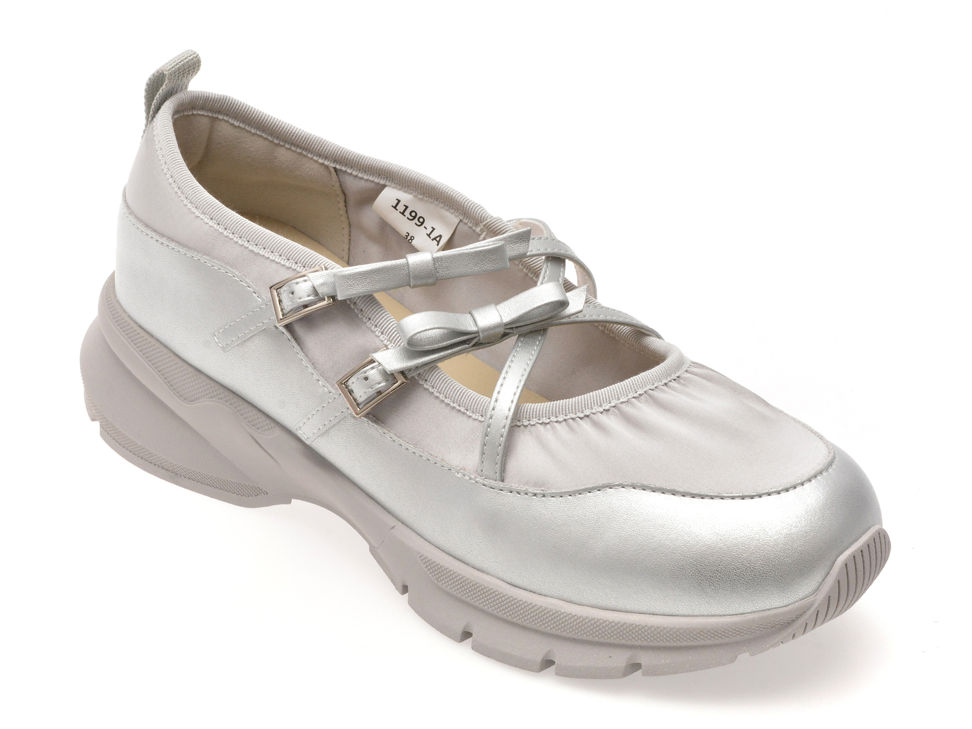 Pantofi Sport Dama Gryxx Argintii - Stil si Confort