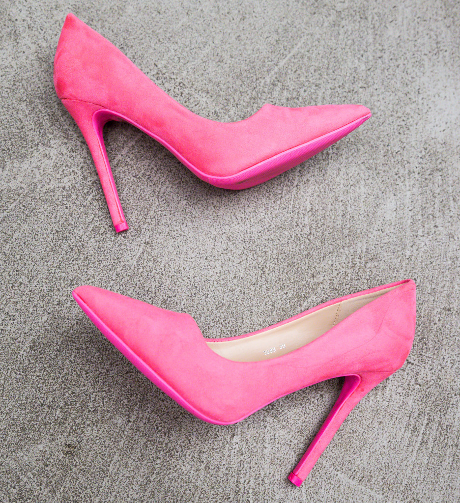 Pantofi Ande Fuchsia | Toc Elegant, Design Modern - imagine 2