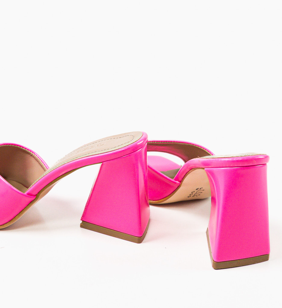 Saboti Dama Fuchsia | Eleganță și Confort - imagine 7