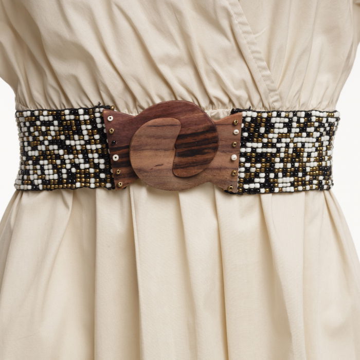 Curea Shopika cu margelute sticla - Accesorii dama