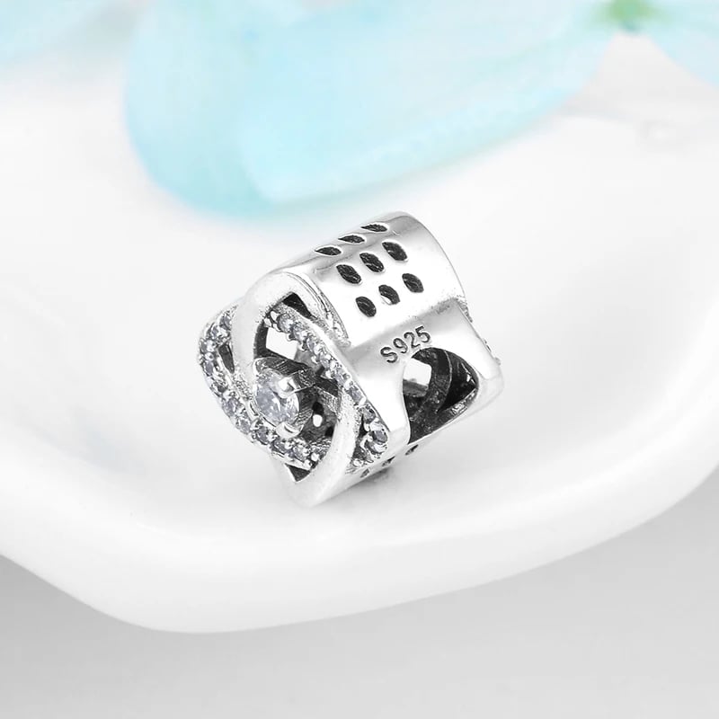 Charm Argint Geometric Delis | Talisman Elegant - imagine 3