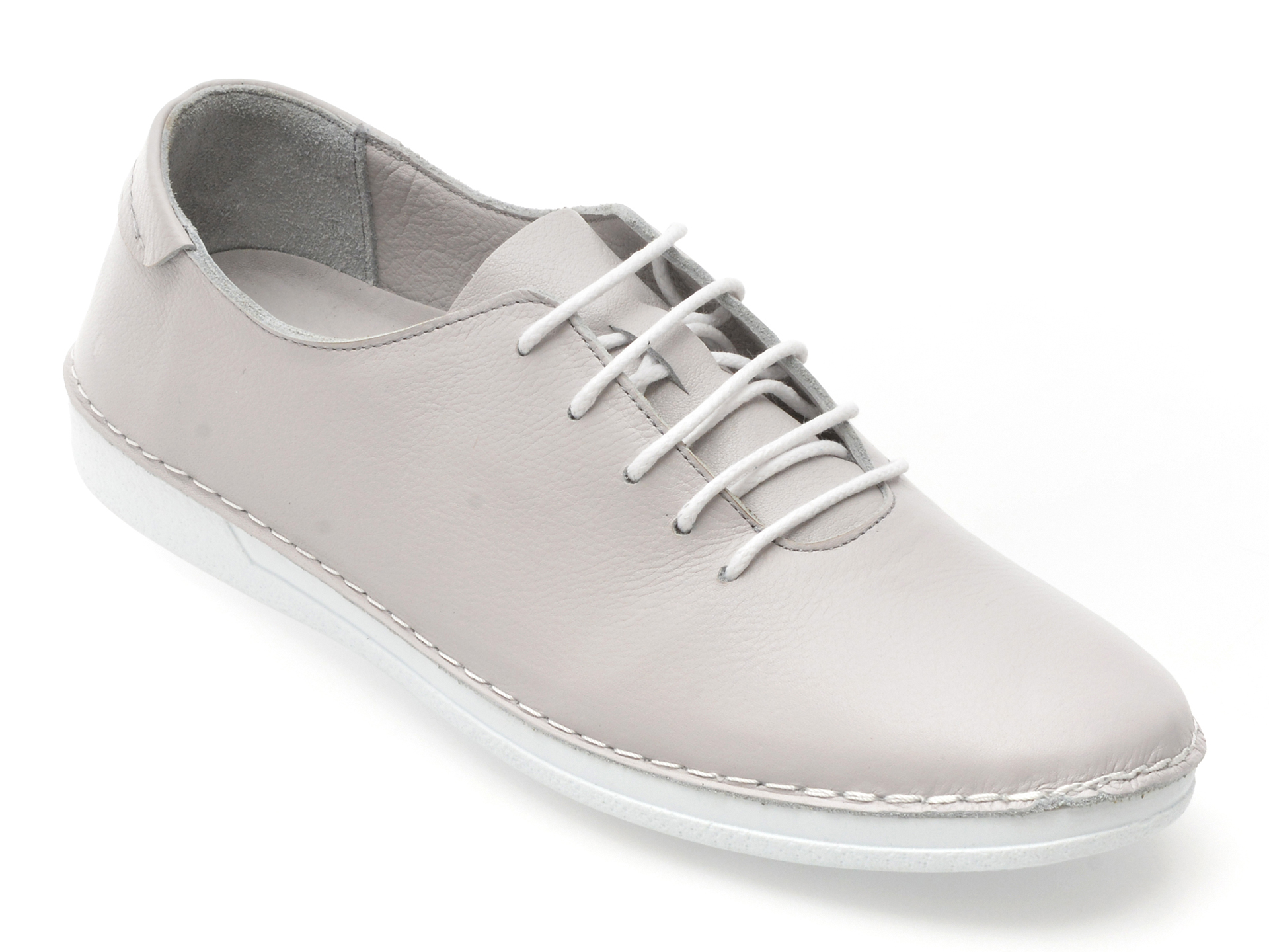 Pantofi Gryxx gri din piele naturală