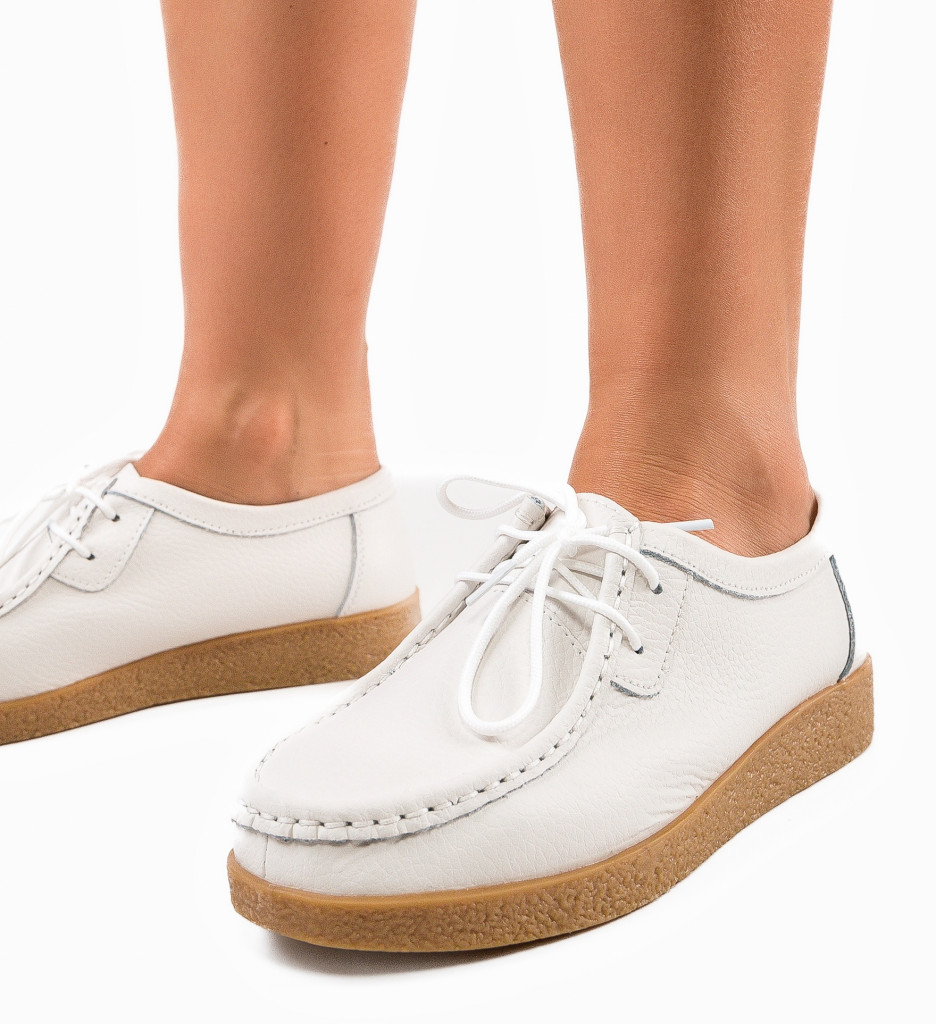 Pantofi Casual Neca Albi | Confort și Stil