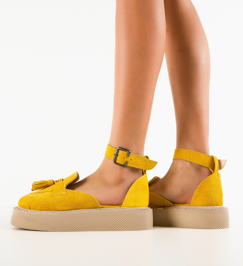 Pantofi Casual Kalin Galbeni | Stil și Confort - imagine 2