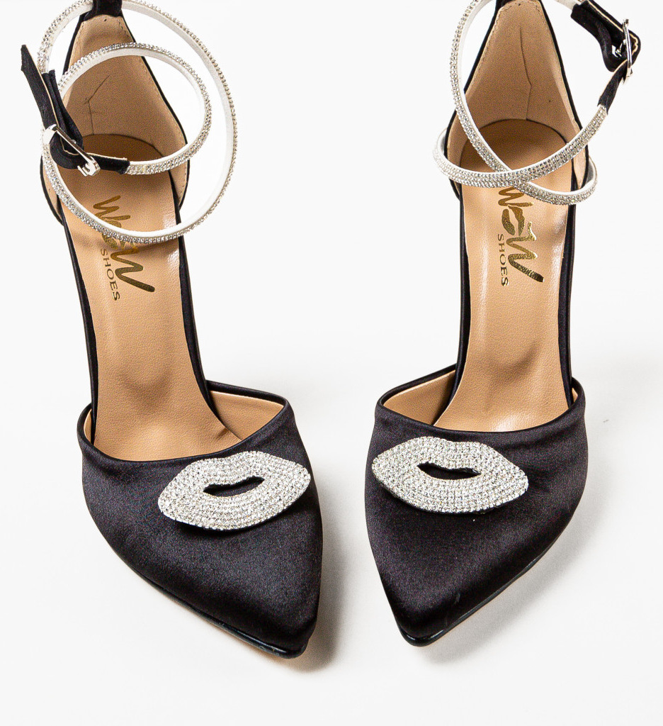 Pantofi Kiss Negri - Eleganță și Stil Feminin - imagine 5