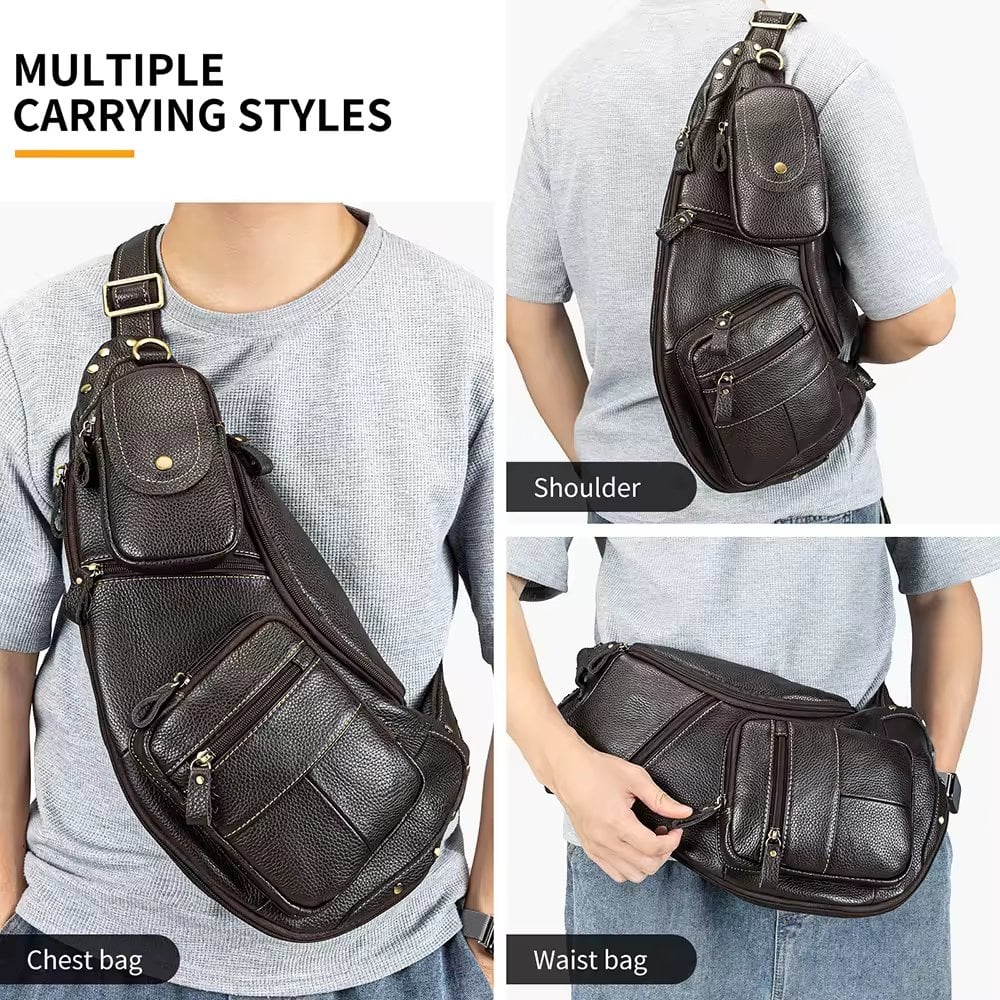 Geanta Piele Barbati Delis - Eleganta Practica - imagine 2