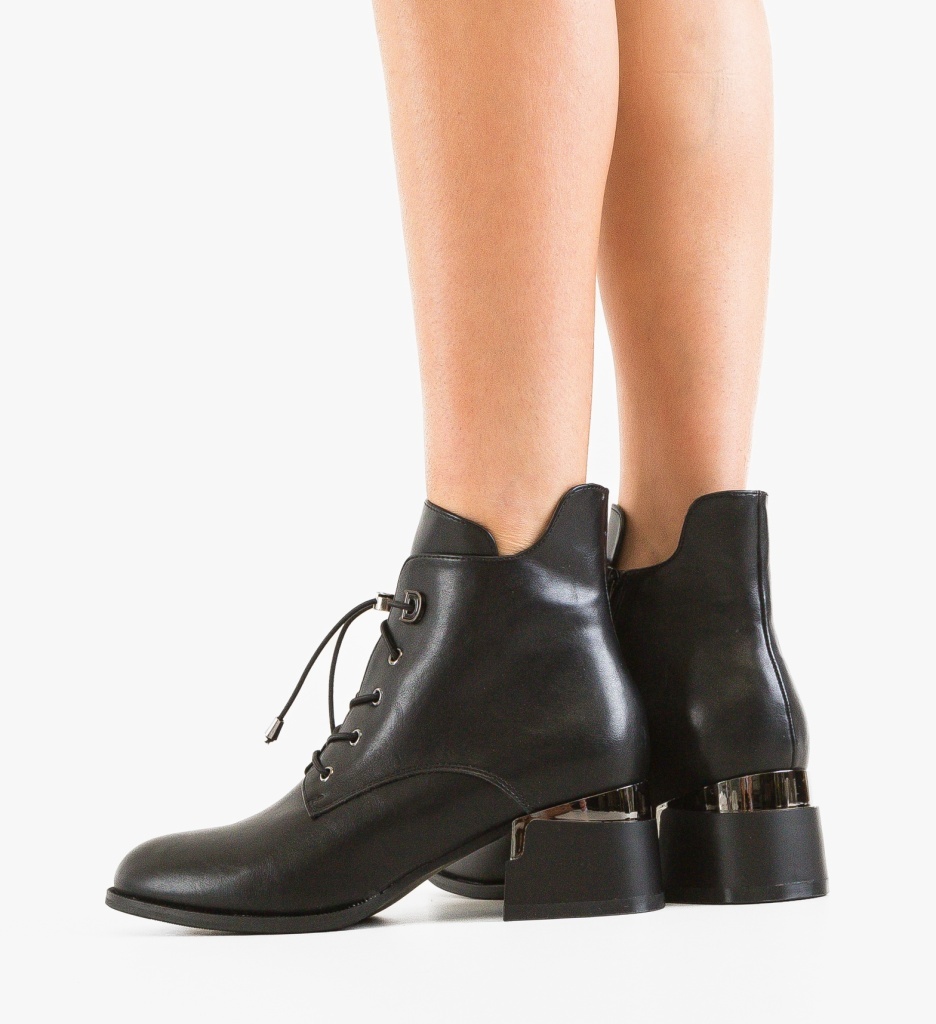 Ghete Dama Lamra Negre Depurtat - Stil Urban