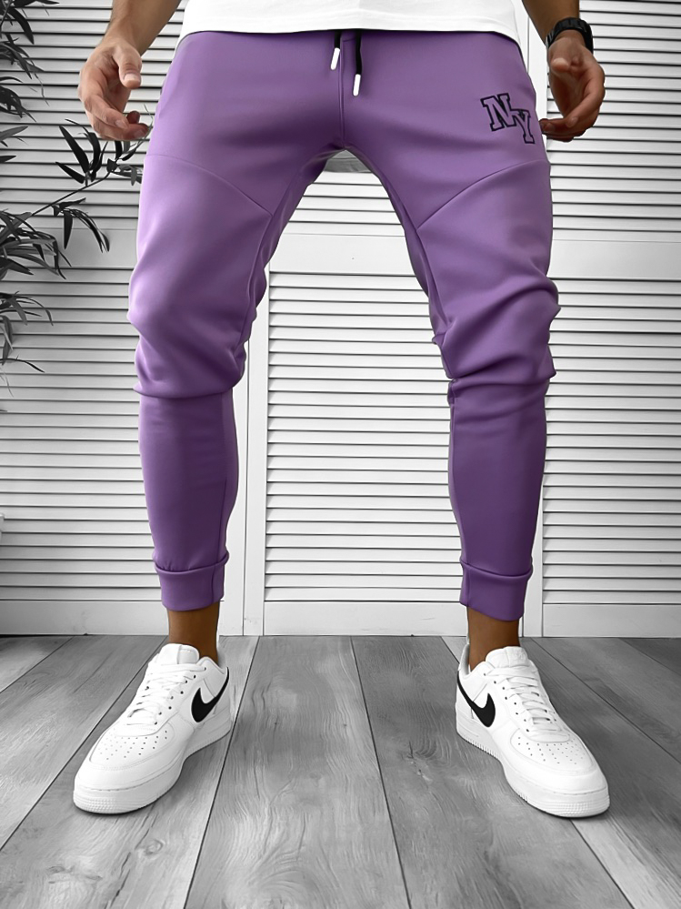 Pantaloni Trening Mov Conici - Confort Urban