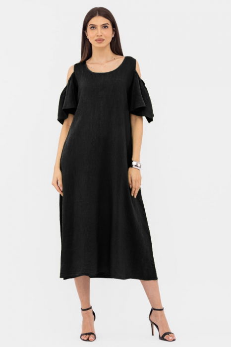 Rochie Eleganta In Umerii Goi | Stella Milani