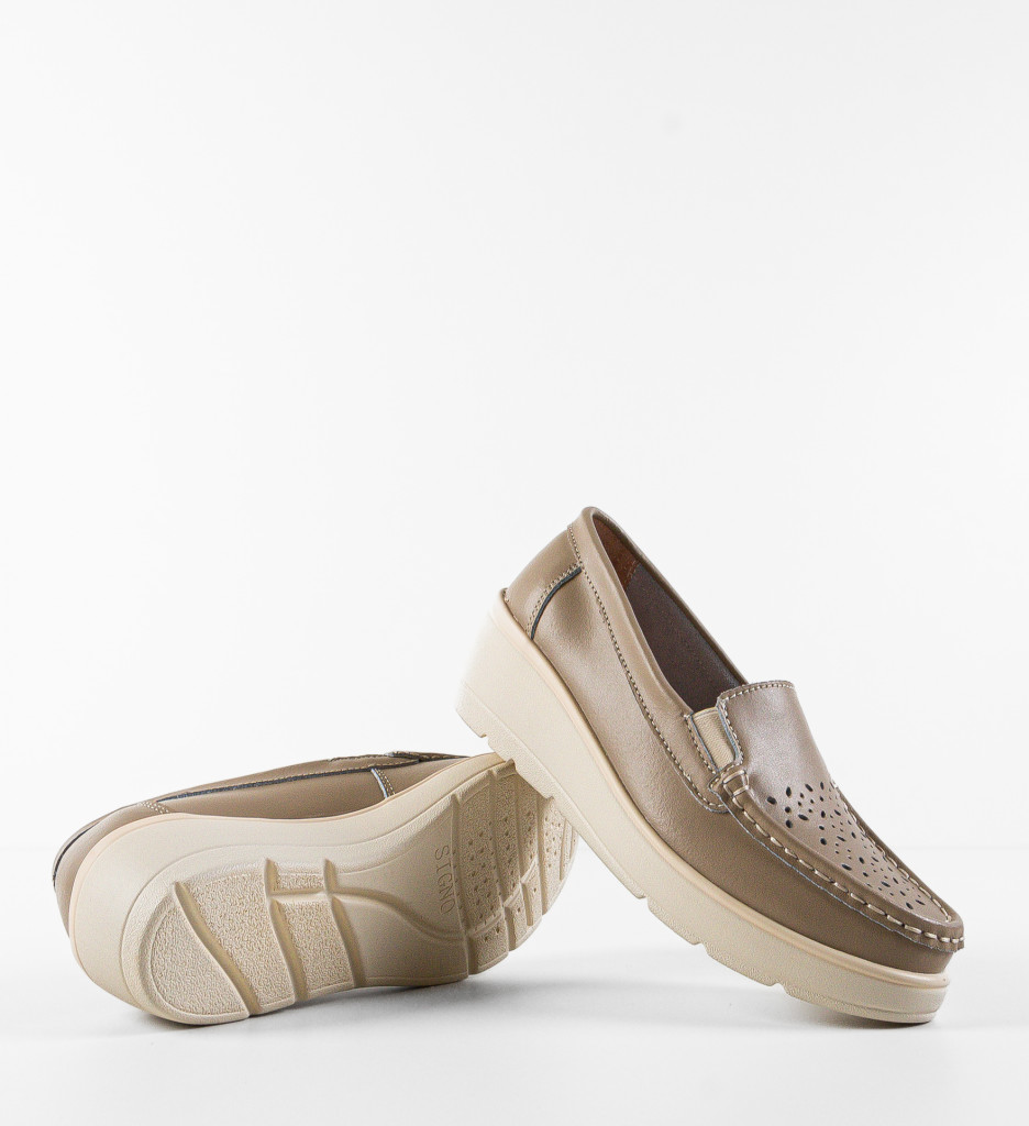 Pantofi Casual Atic Bej - Confort și Stil Zilnic - imagine 7
