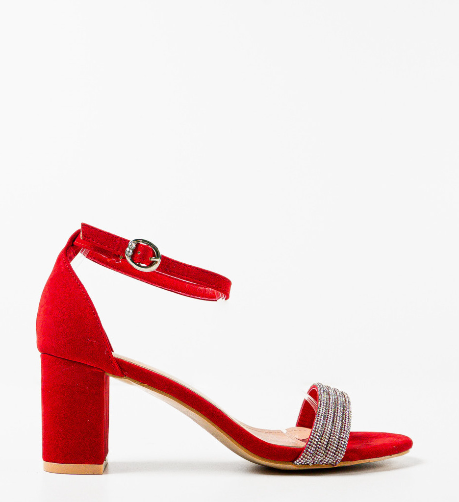 Sandale Ward Rosii cu Toc - Eleganta la Fiecare Pas - imagine 4