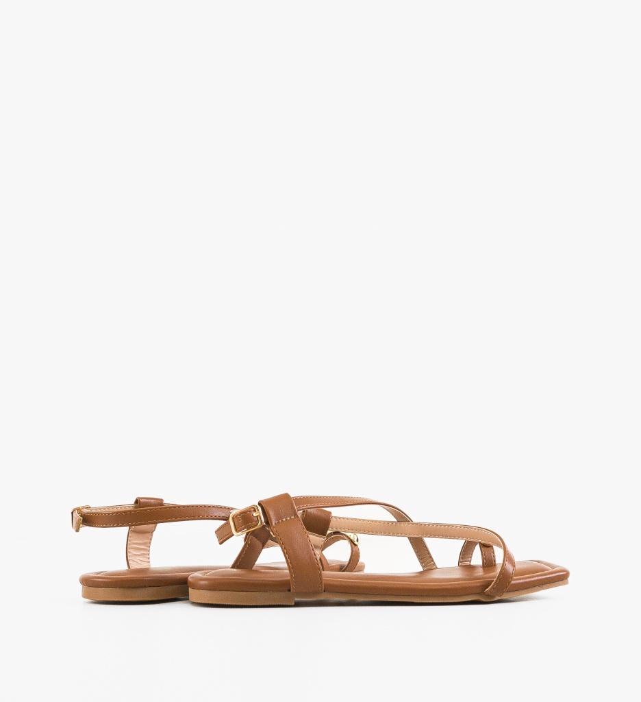 Sandale Dama Yusti Camel - Eleganță și Confort - imagine 3