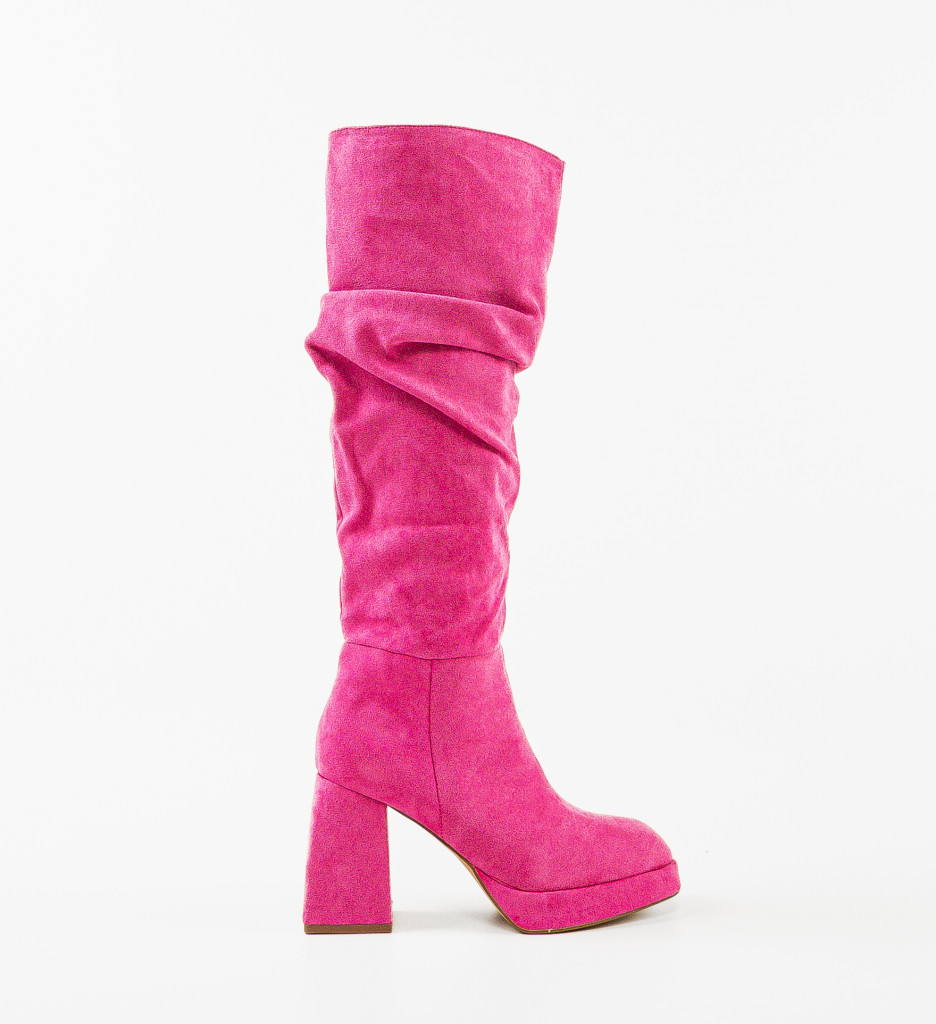 Cizme Sami Fuchsia - Eleganță și Stil Modern - imagine 4