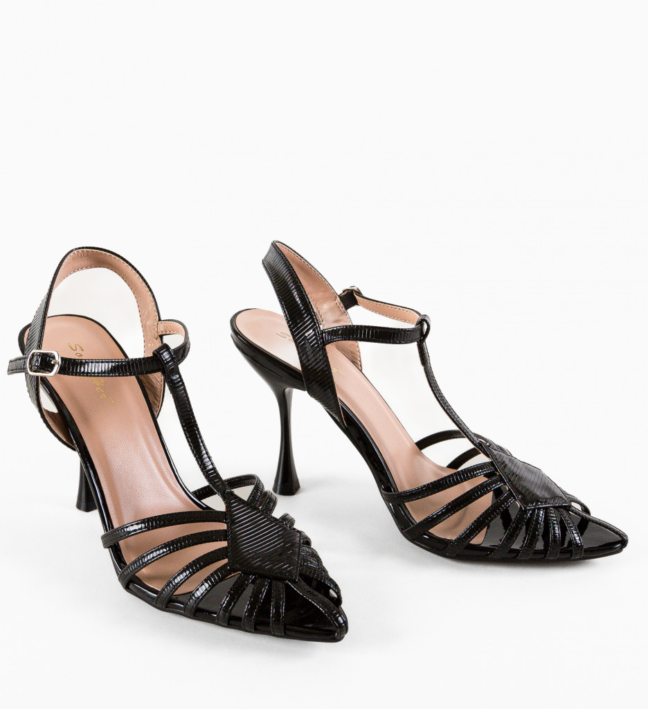 Sandale Desi Negre | Eleganță și Confort - imagine 7