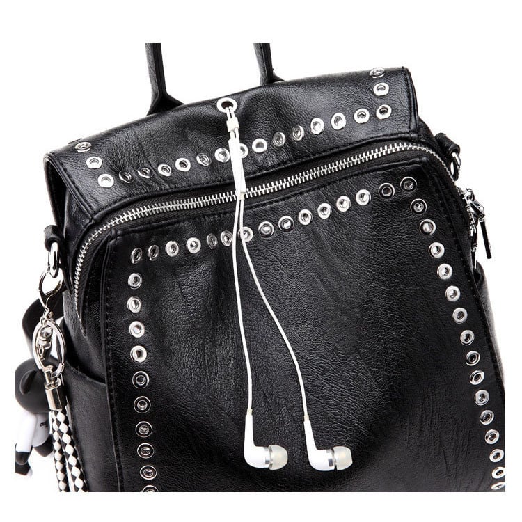 Rucsac Dama Delis Zinnia GT2551 Negru - Piele Eco - imagine 6