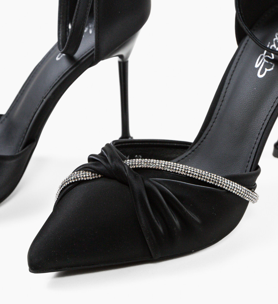 Pantofi Dama Dobri Negri cu Toc Eleganți - imagine 6