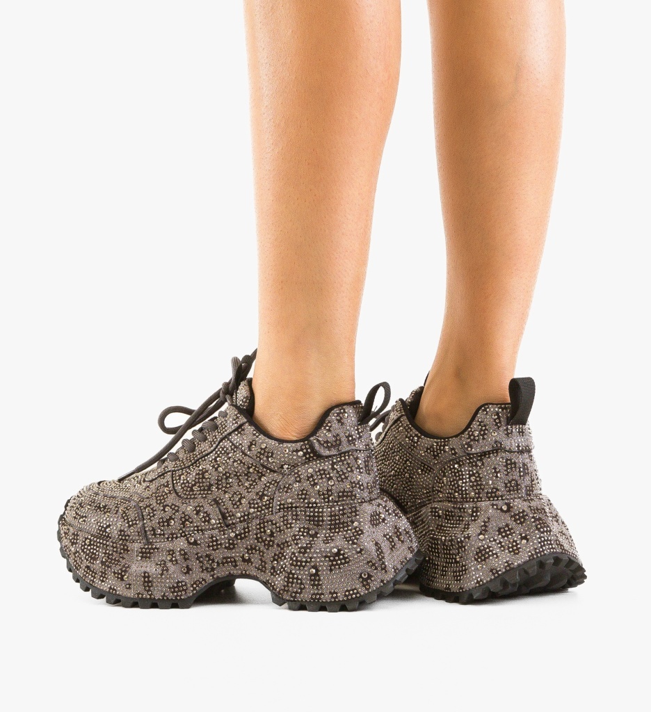 Sneakers Dama Toop Negri | Confort și Stil Urban - imagine 2