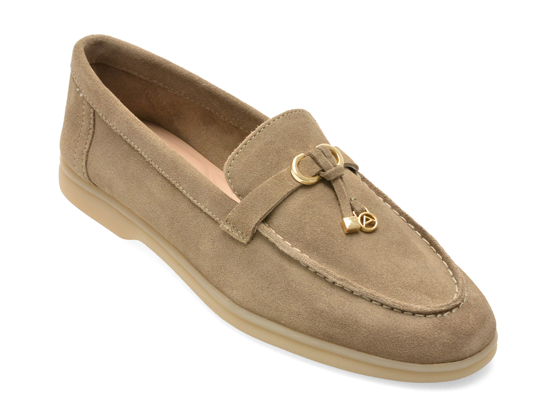 Mocasini ALDO Kaki din Piele Întoarsă