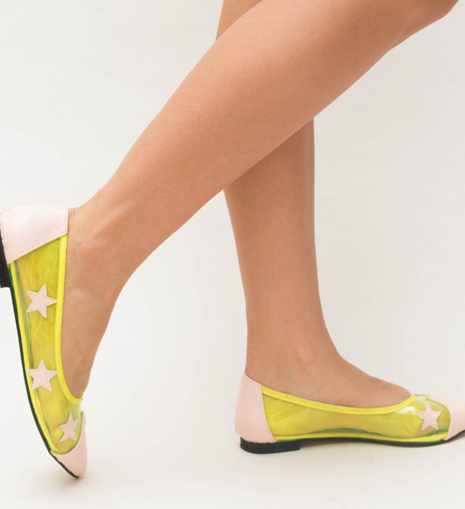 Balerini Star Galbeni 2 - Confort și Stil Casual - imagine 3