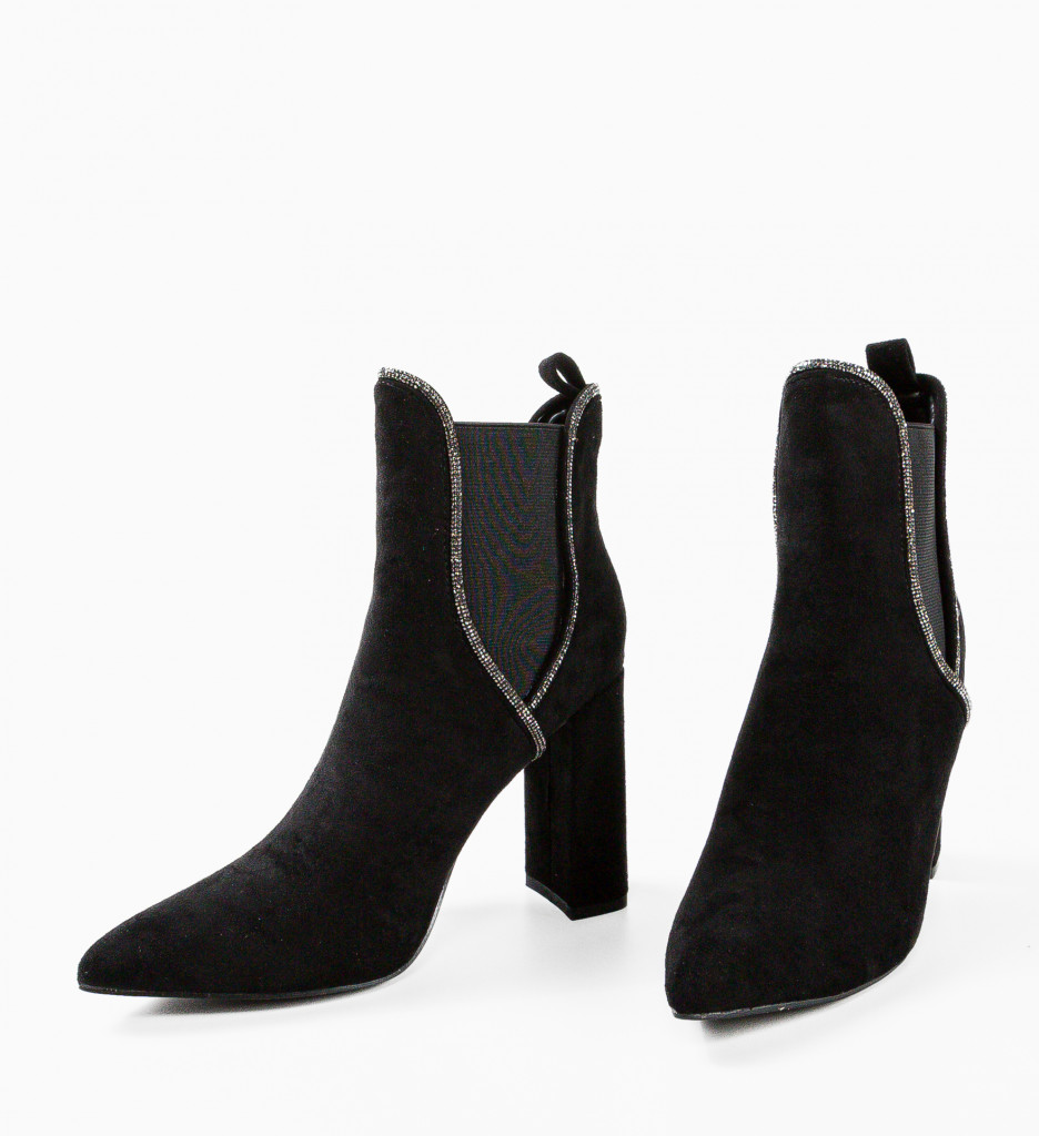 Botine Dama Mckay Negre | Eleganță și Stil - imagine 6