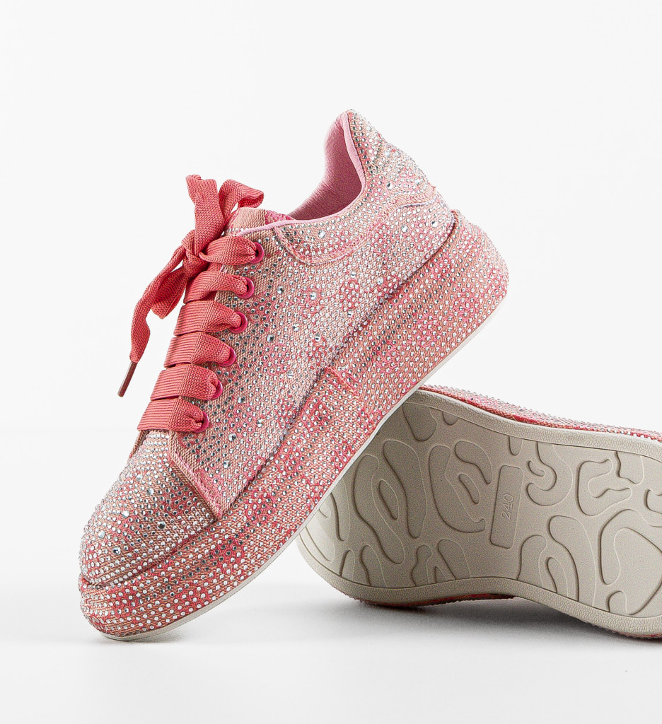 Sneakers Dama Behrooz Roz - Confort și Stil - imagine 8