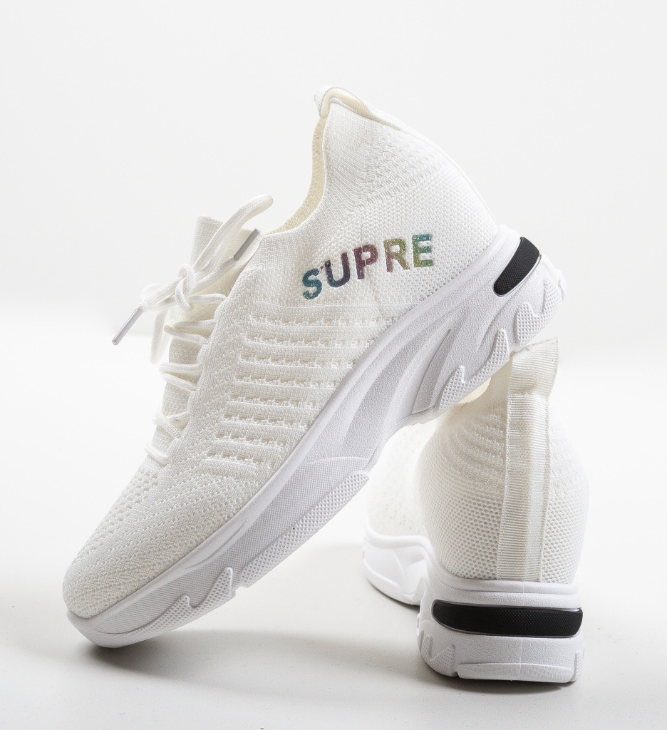 Pantofi Sport Super Albi - Confort și Stil Versatil - imagine 4