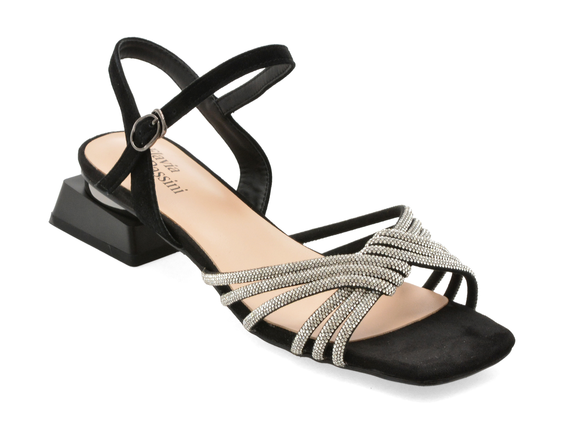 Sandale Flavia Passini Elegante din Piele Intorsă - imagine 2