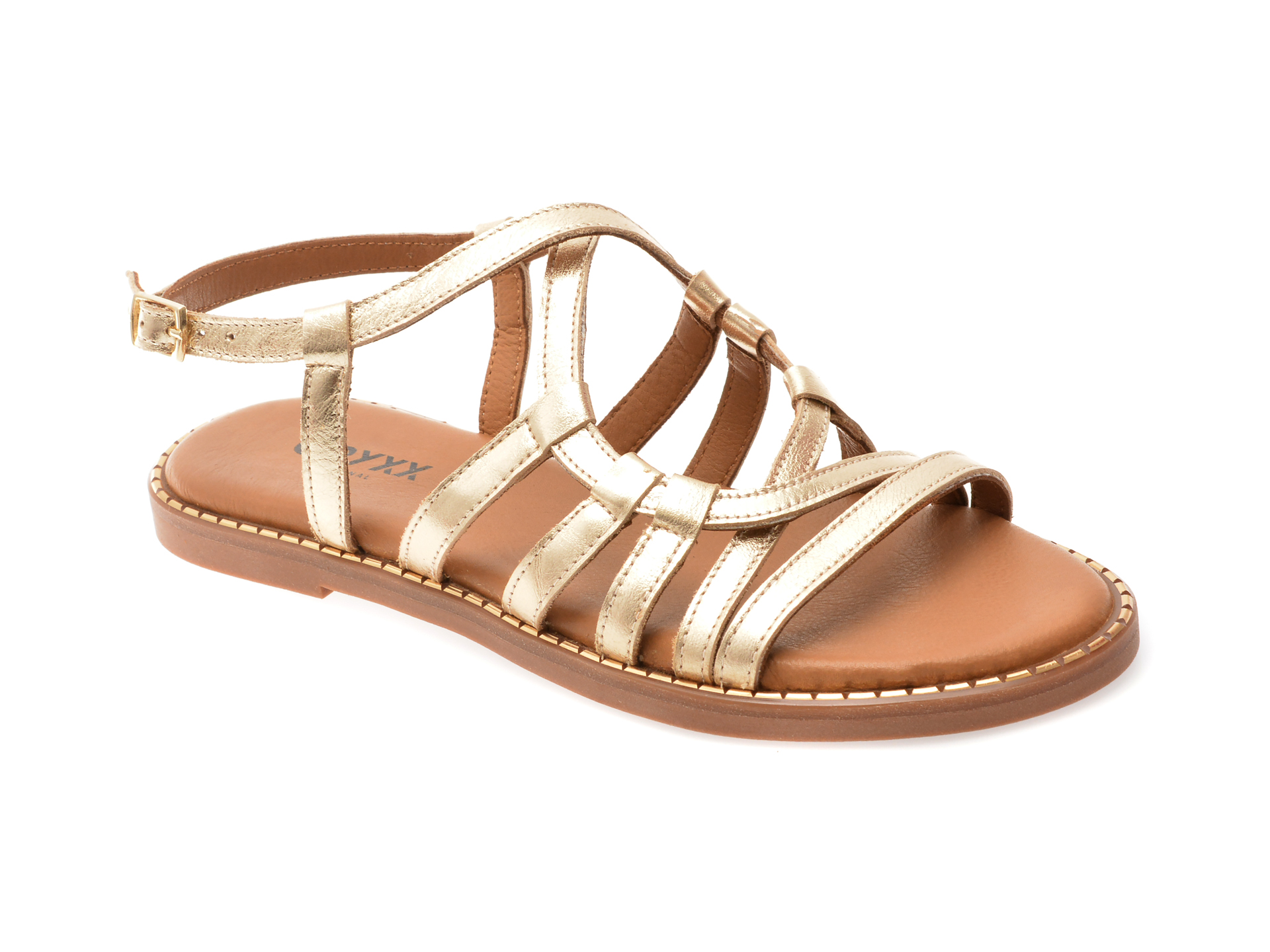 Sandale Aurii Gryxx Audrey5 | Piele Naturală