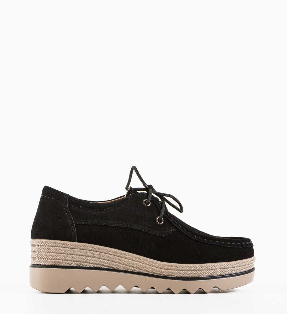 Pantofi Casual Sagrio Negri - Confort și Stil - imagine 3