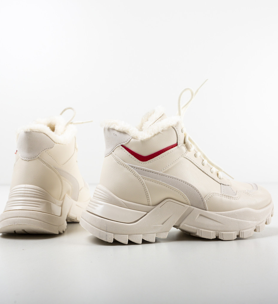 Pantofi Sport Lionk Bej - Confort Maxim - imagine 5