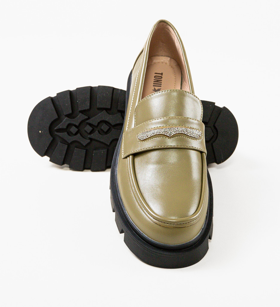 Pantofi Casual Sacipo Verzi - Confort & Stil
