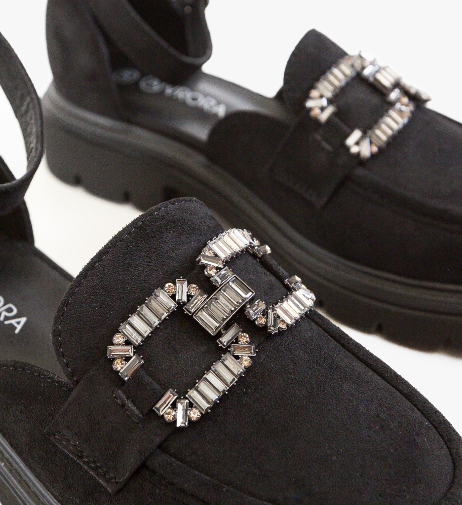 Pantofi Casual Dama Planar Negri Eleganți și Confortabili - imagine 4