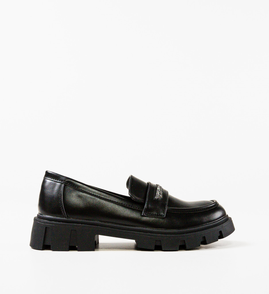 Pantofi Casual Dama Sacipo Negri | Confort Stilat - imagine 4