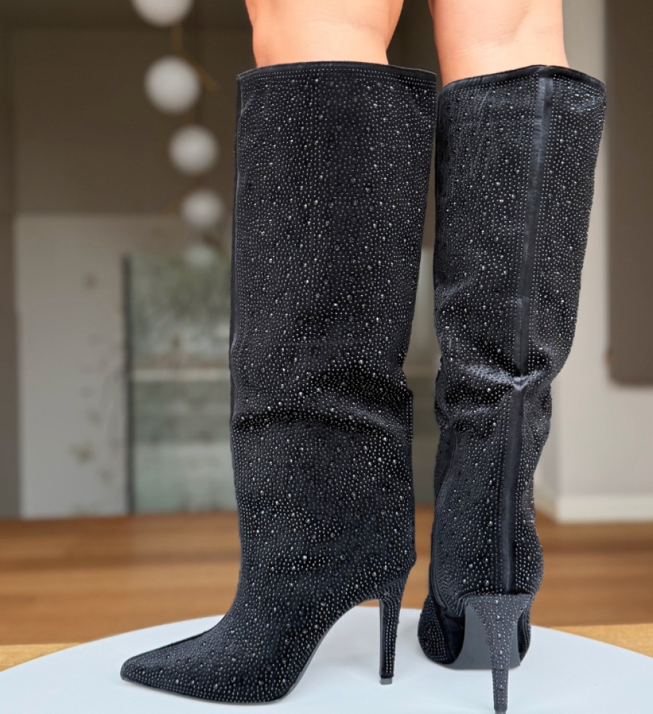 Cizme Dama Kanner Negre Depurtat | Stil & Confort - imagine 8