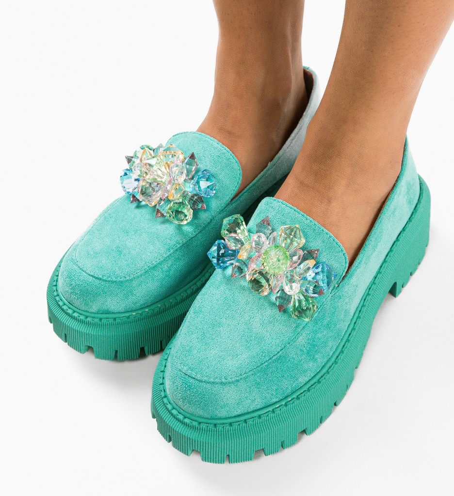 Pantofi Casual Dave Turcoaz | Confort & Stil - imagine 4