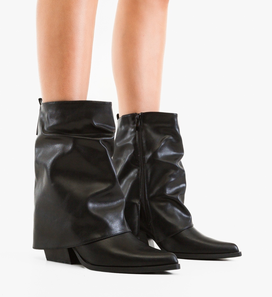 Botine Dama Kreon Negre - Eleganță și Confort