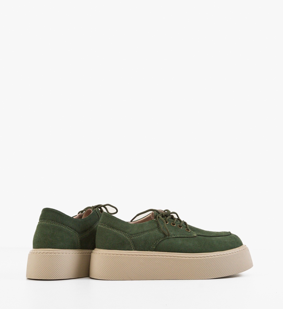 Sneakers Dama Sweep Verzi | Confort Sport - imagine 5
