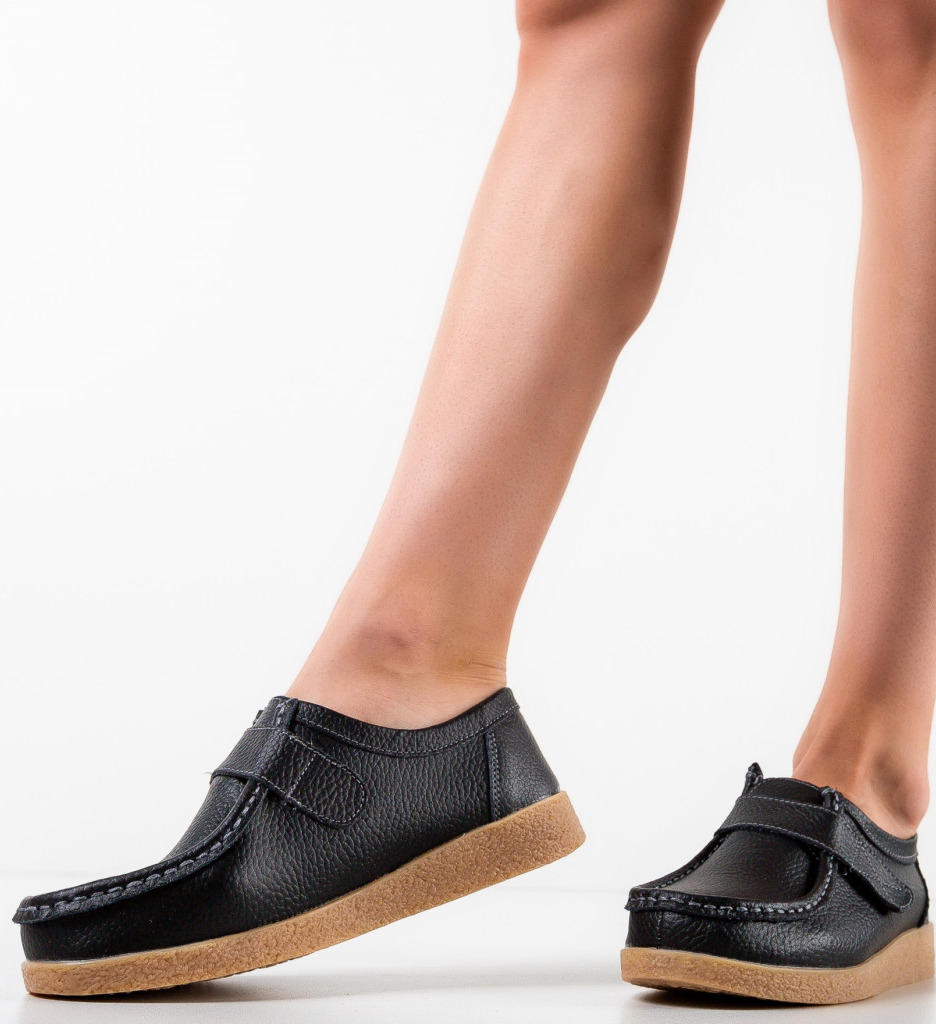 Pantofi Casual Monta Negri | Stil și Confort Zilnic - imagine 3