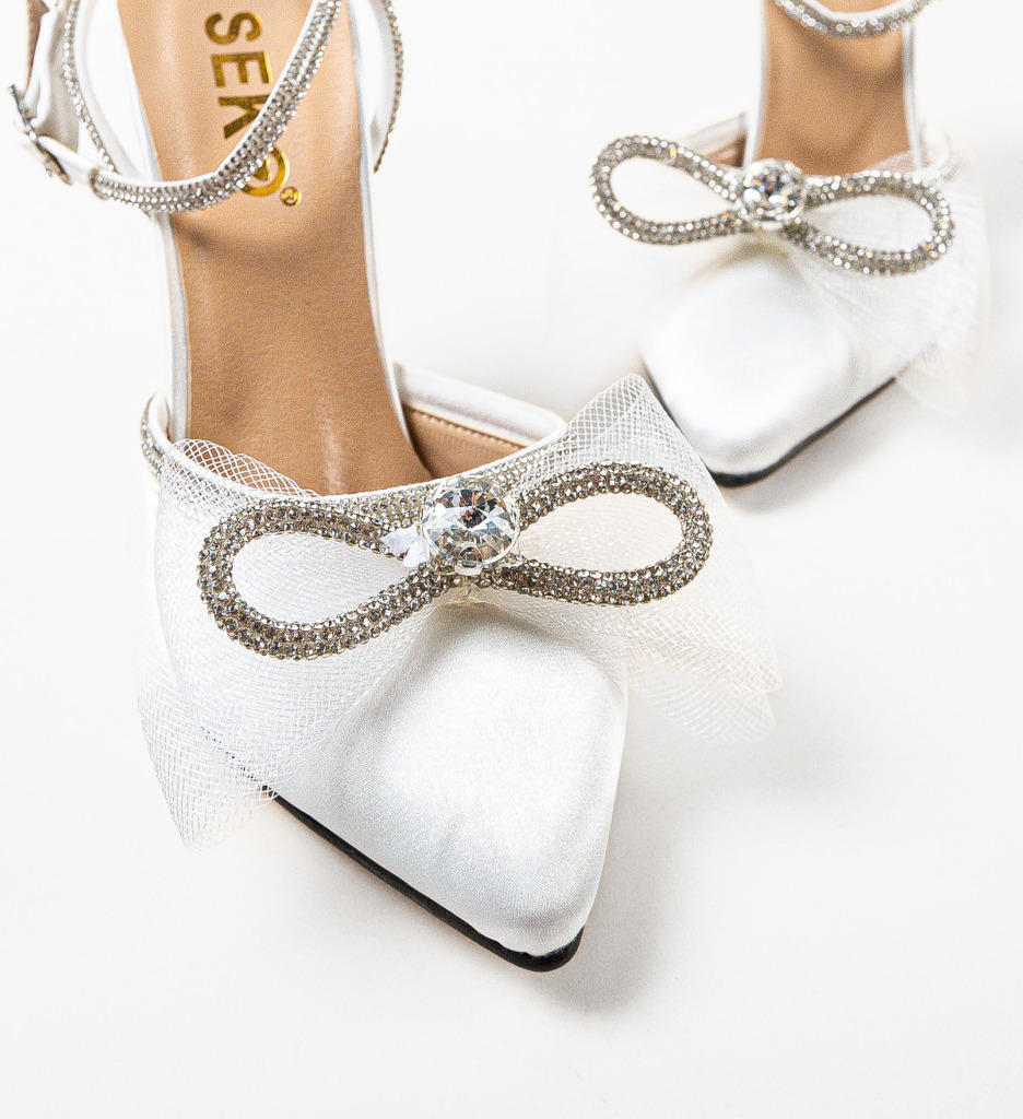 Pantofi Dama Hart Gri cu Toc - Eleganta si Stil - imagine 5