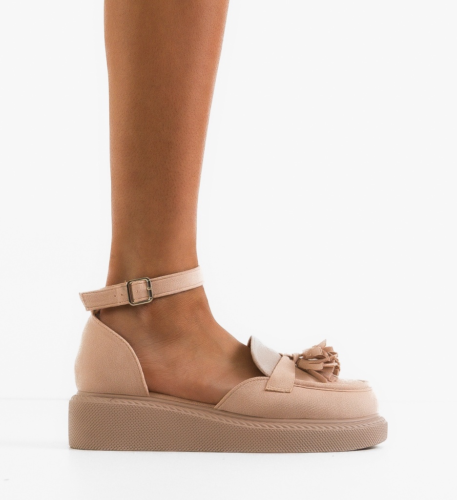 Pantofi Casual Dama Hagge Bej | Stil si Confort - imagine 6