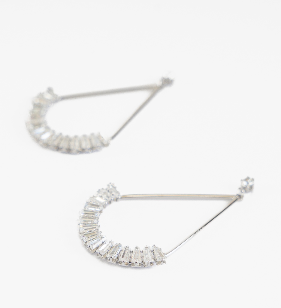 Cercei Osestu Argintii | Eleganță Zilnică - imagine 3