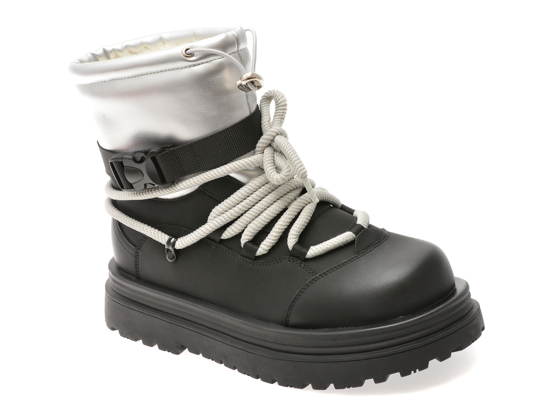 Ghete Dama Gryxx Negre | Piele Naturală