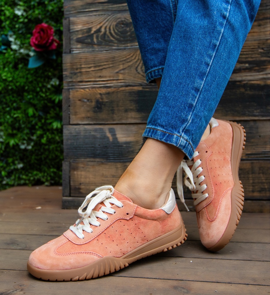 Sneakers Dama Nygery Roz 2 - Confort și Stil - imagine 2