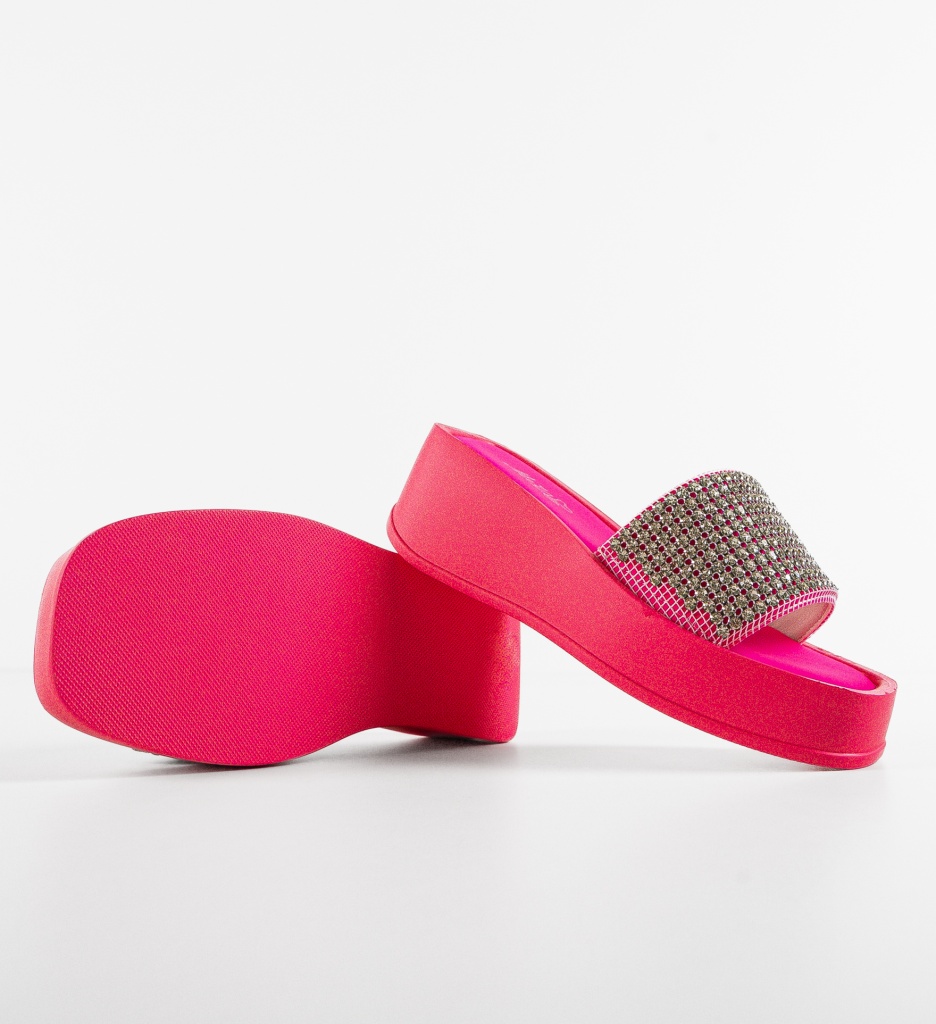 Saboti Dama Mushira Fuchsia | Eleganță și Confort - imagine 6