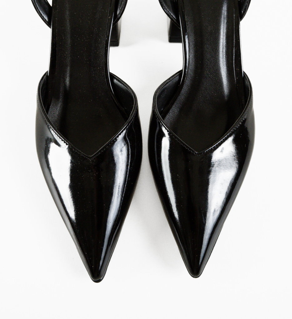 Pantofi cu Toc Hagra Negri | Eleganță - imagine 10