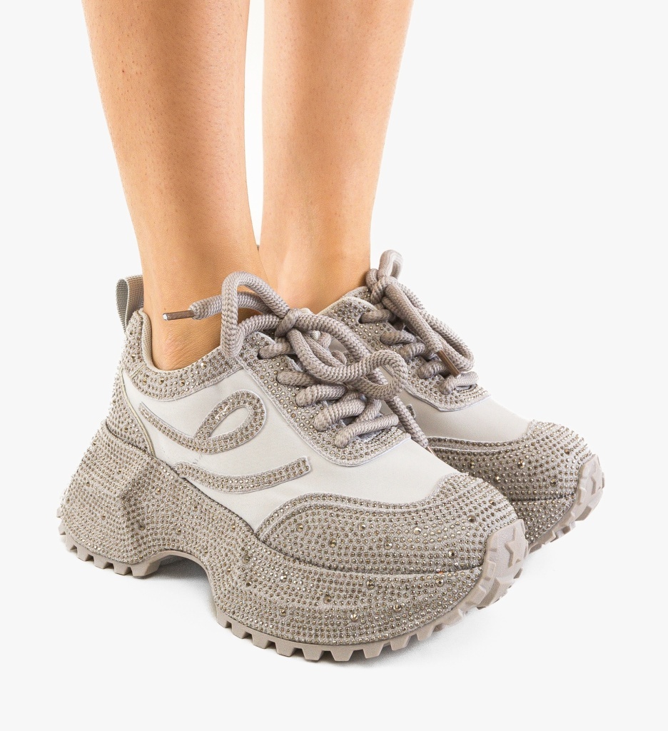 Sneakers dama Teea Gri | Confort Sport