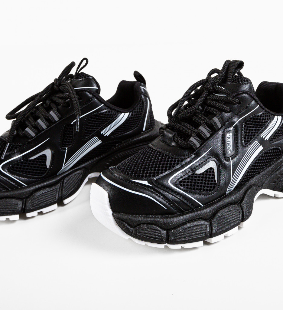 Sneakers Dama Ydouka Negri | Confort Urban - imagine 7