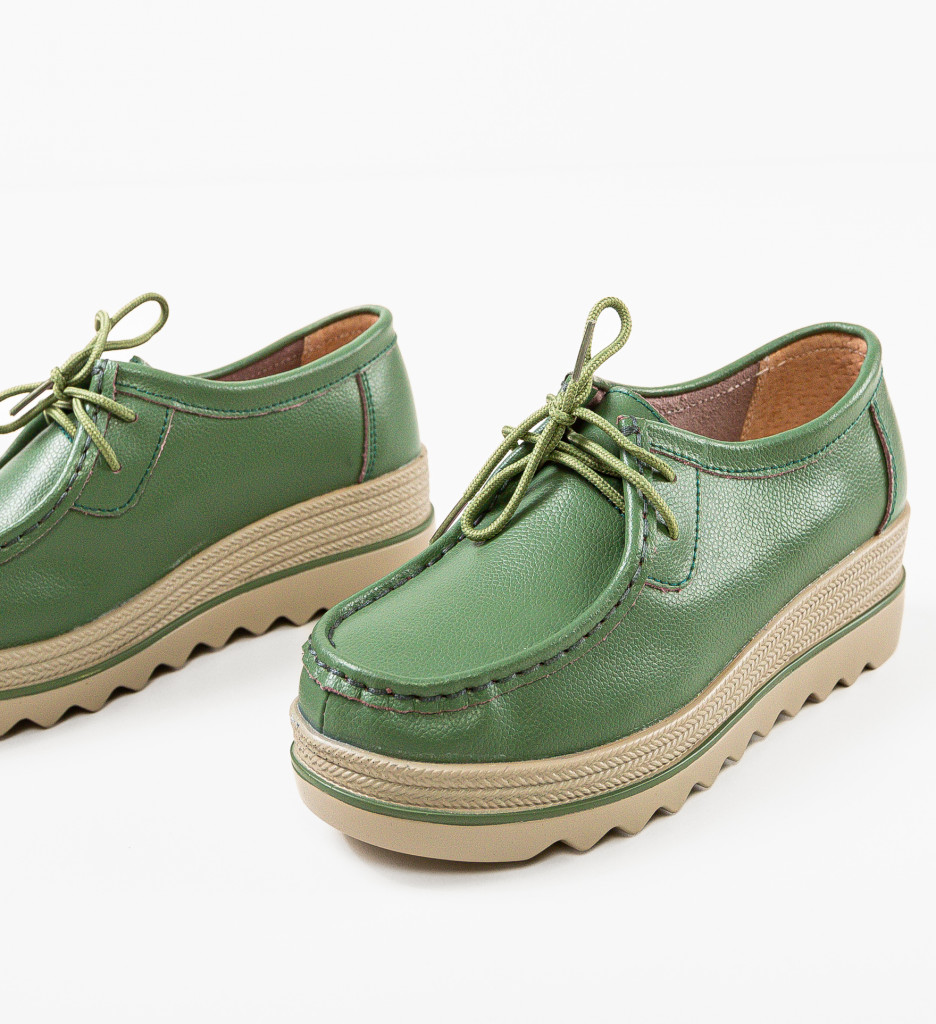 Pantofi Casual Dama Sag Verzi - Confort și Stil - imagine 6