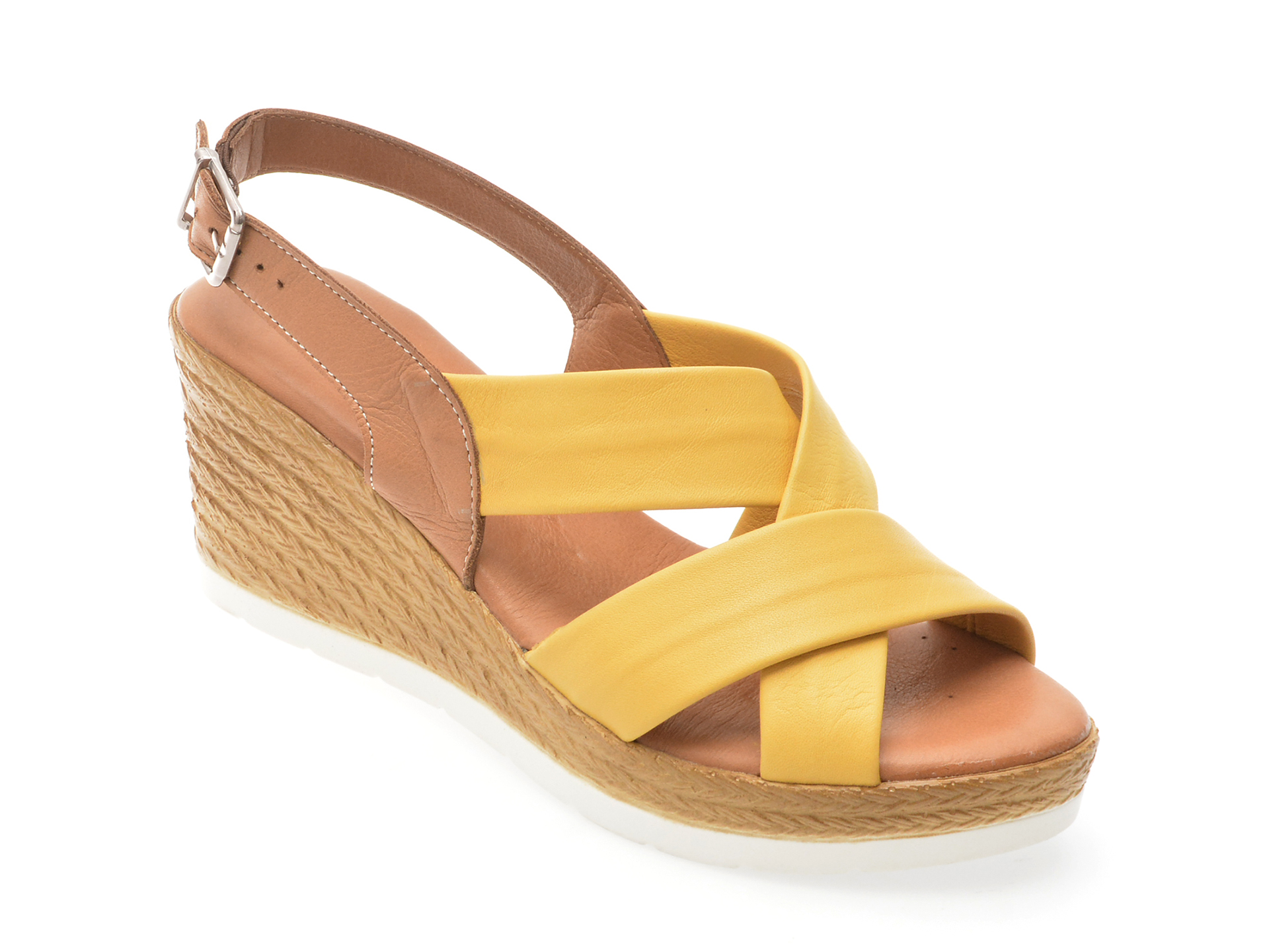 Sandale SHOOZY Piele Naturală Galbene
